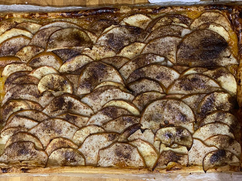 French Apple Tart with Quatre Epices