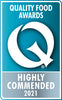 Quality Food Award Highly Commended Badge 2021