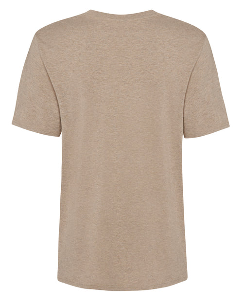 a beige t-shirt 