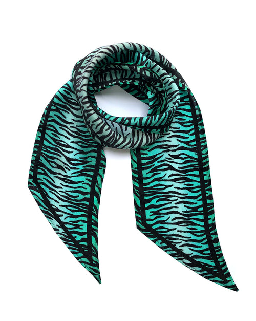 a silk printed scarf 