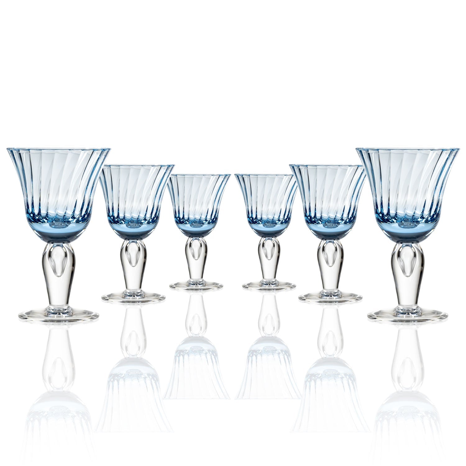 Merritt Venezia Acrylic Wine Glass, BPA-Free, Clear, Set of 4