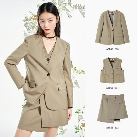 blazer outfit ideas for office lady in spring