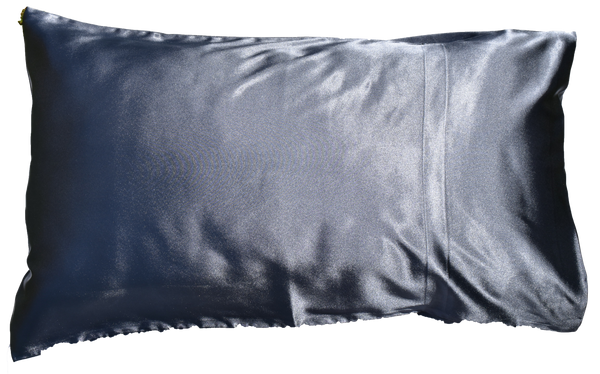 Standard Satin Pillowcase in Dark Silver