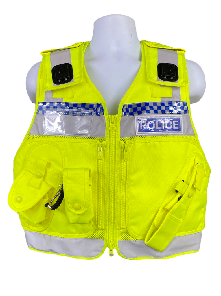 Protec High Vis modular MOLLE vest - Police Supplies