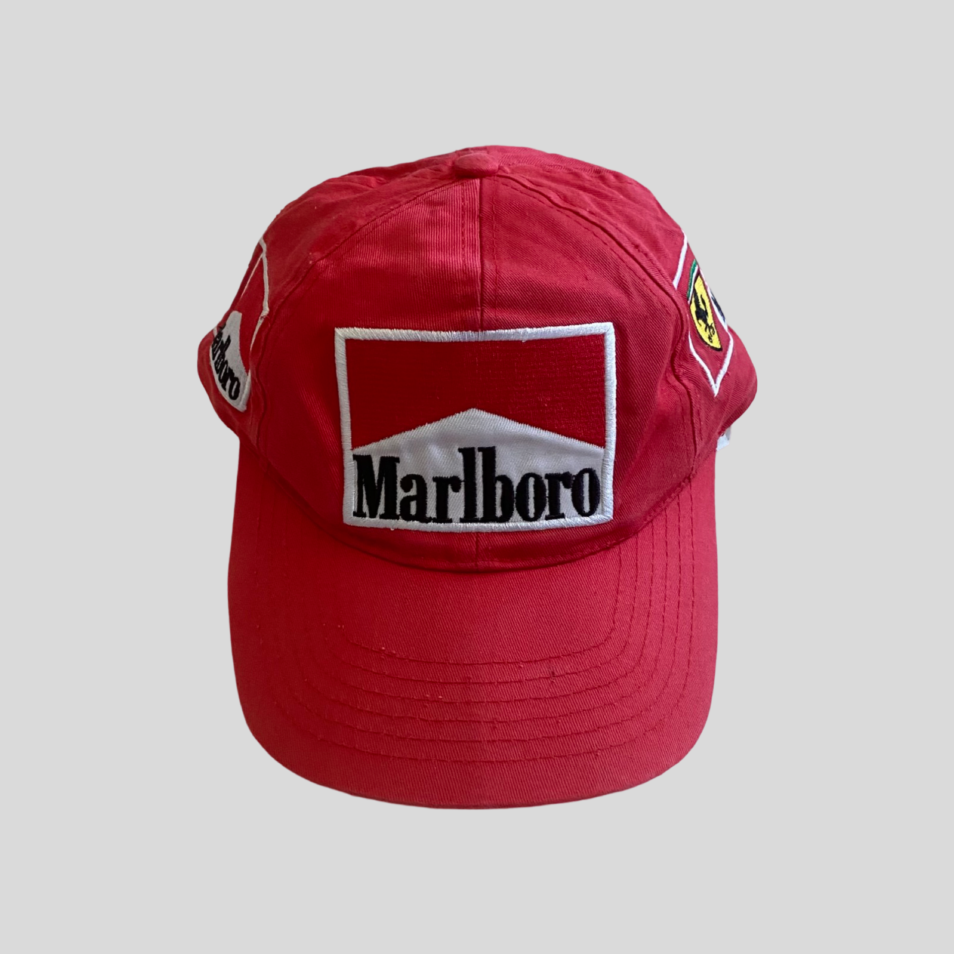 image of 90s Marlboro faded Ferrari Cap