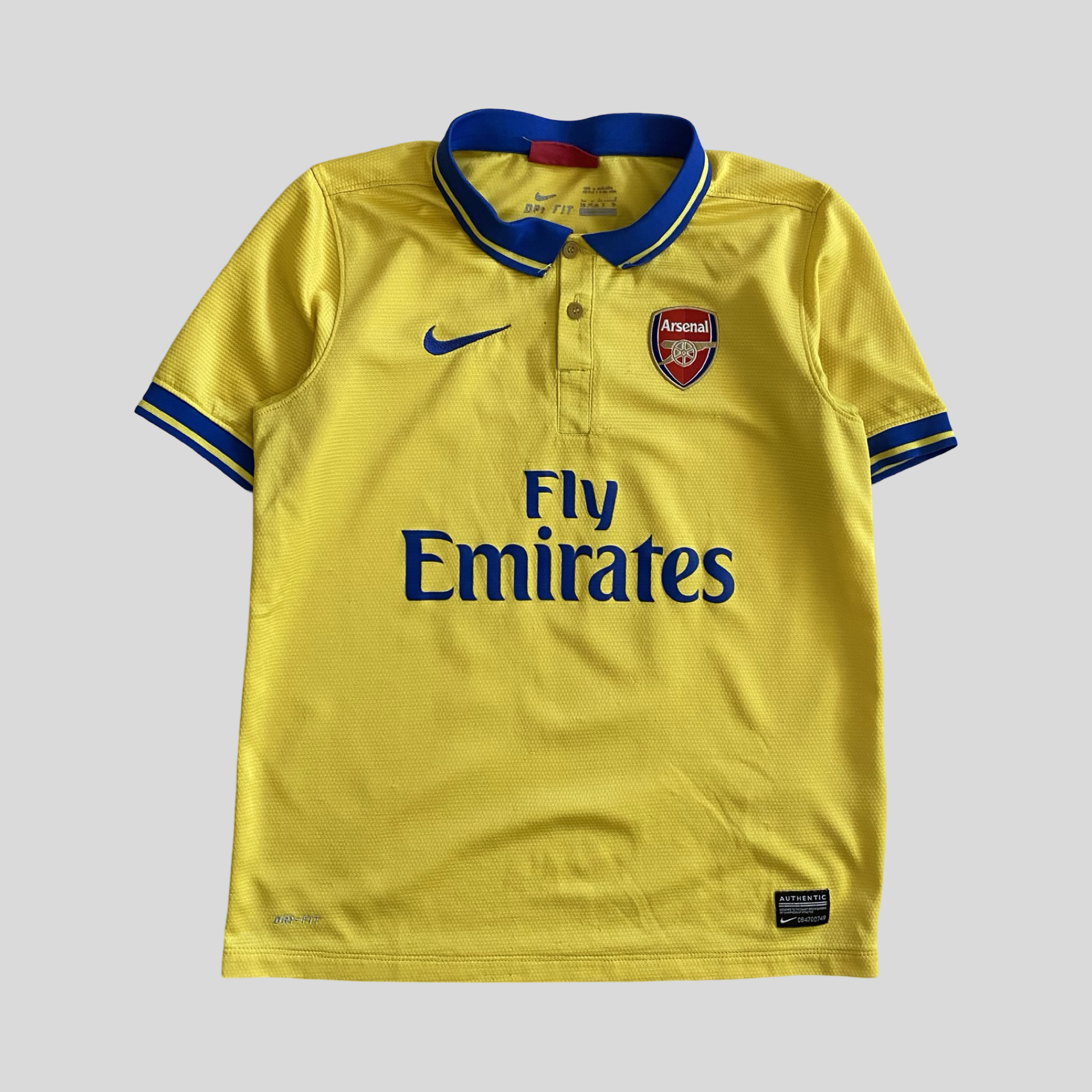 image of 2013-14 Arsenal away özil 11 Jersey - XS