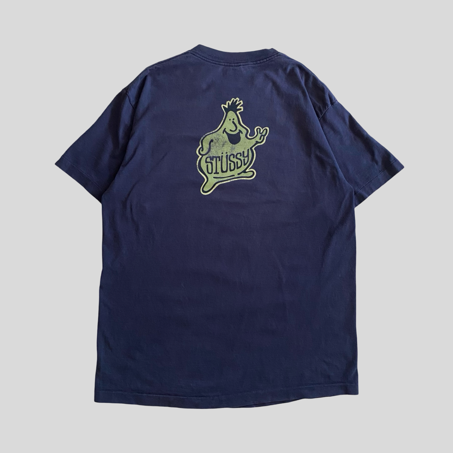 image of 90s Stüssy slug T-shirt - XL