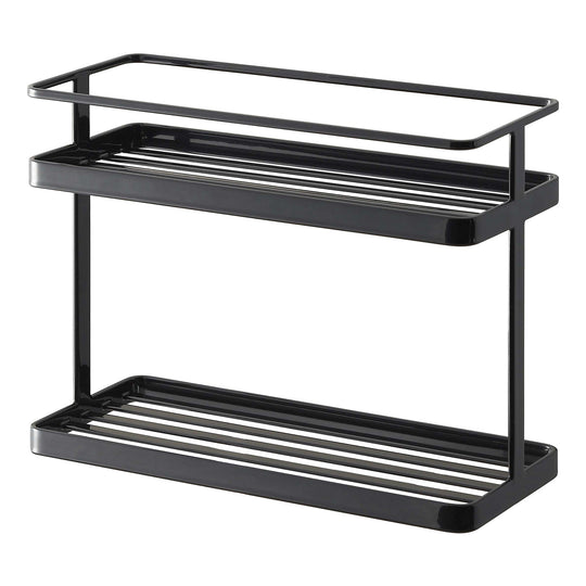 Yamazaki Home Under-Desk Cable & Router Storage Rack - Steel - Black