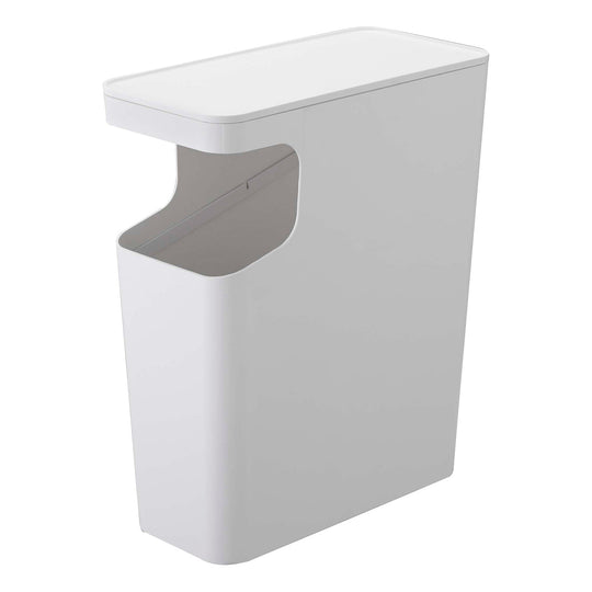 Yamazaki Home Veil-Trash Can White