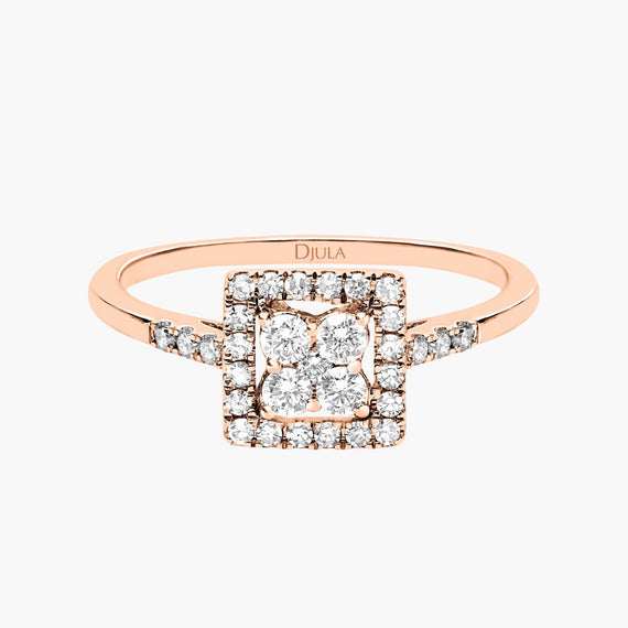 Djula Fairytale 18K Yellow Gold & Diamond Cage Ring - ShopStyle