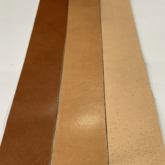 vegetable tanned natural leather