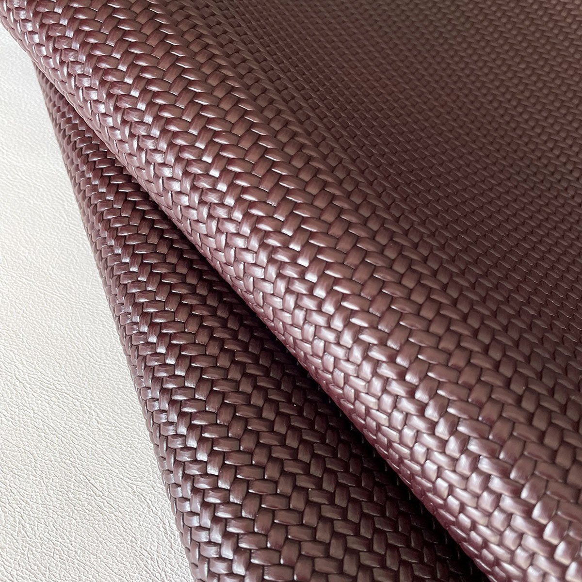 Bordeux Woven Stamped Leather | Leather Hide Store | Leathercosmos ...