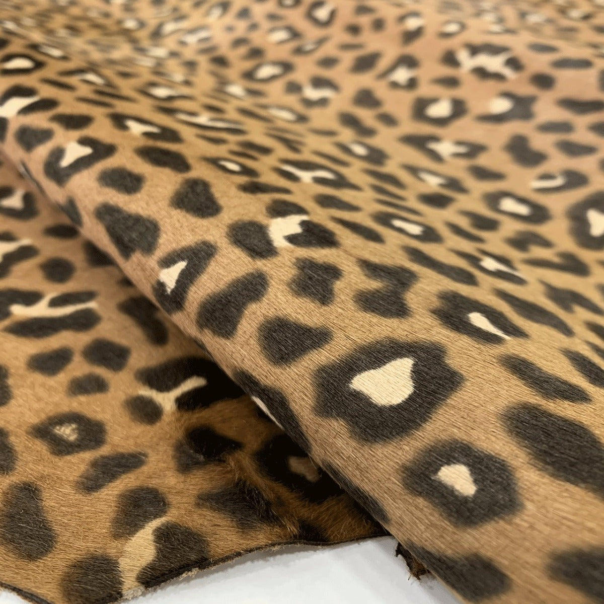 Light Brown Leopard Pony leather | Animal Prints | Leathercosmos ...