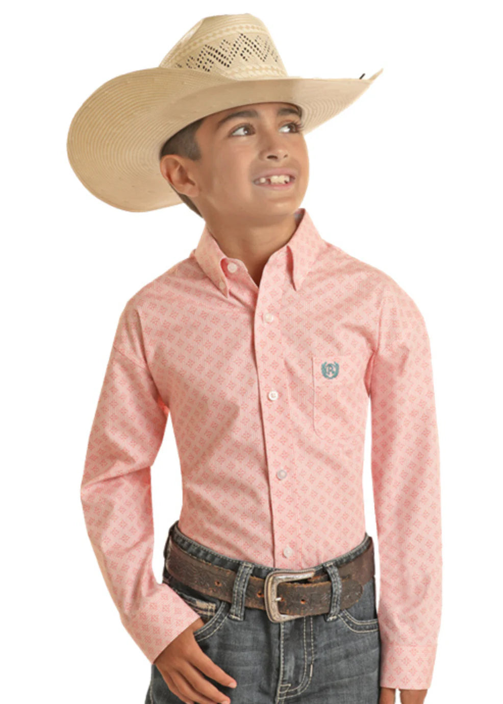 BOYS LS 1 PKT DIAMOND BD - PBN2S03335