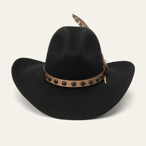 STETSON FELT HAT BROKEN BOW-BLACK - Sacs Supply & Outfitters 