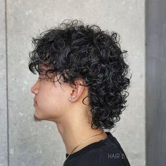 Curly Wolf Cut