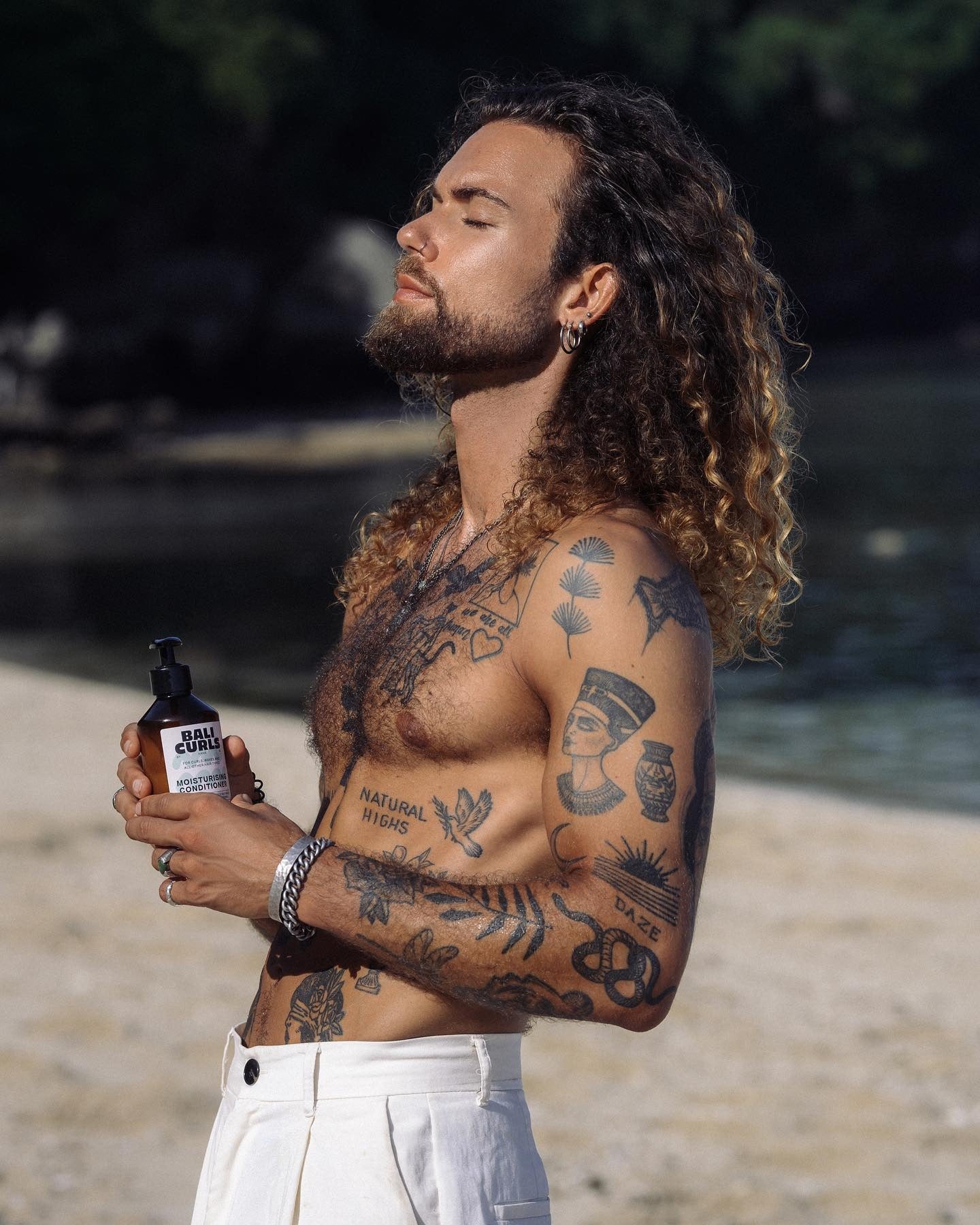 curly haircut for men