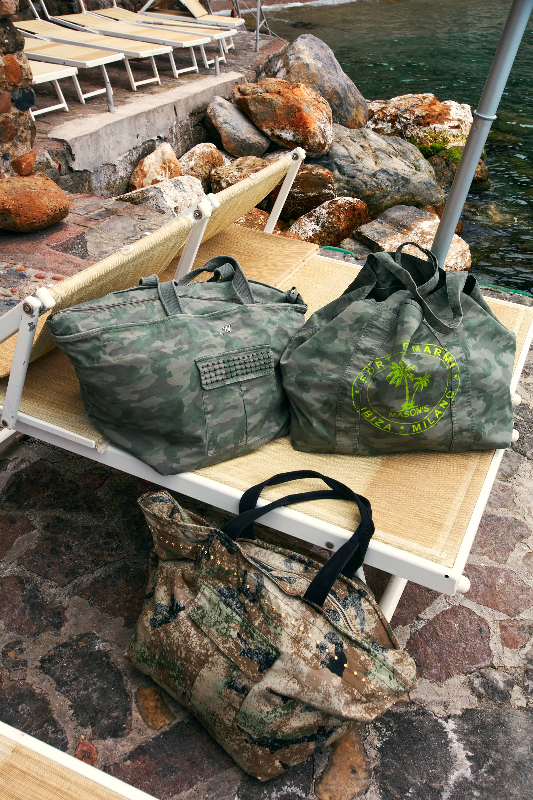 Ibiza Camo Tote