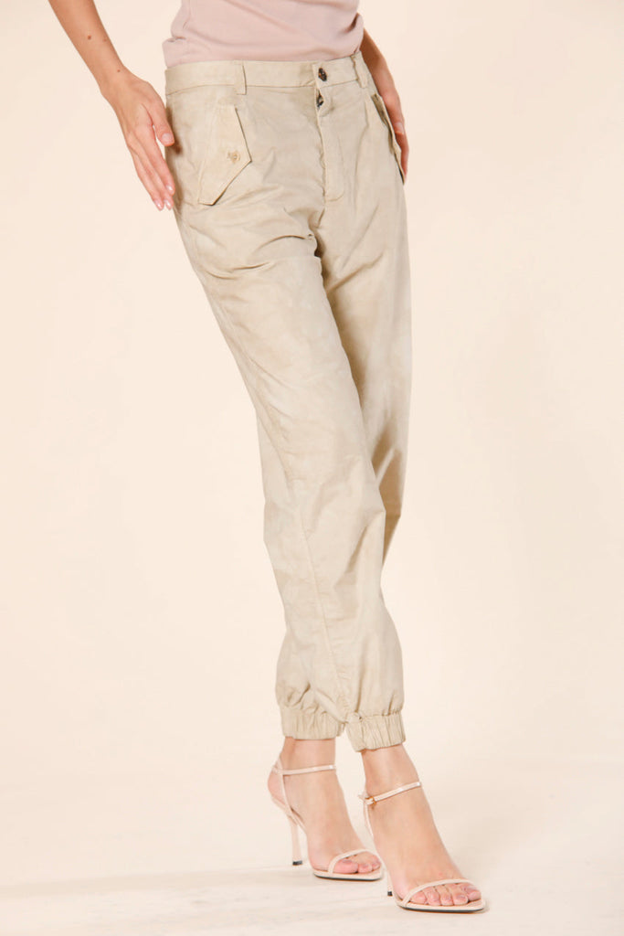 Pantalones Cargo Curvy de Mujer en Algodón y Tela Paracaídas Tencel, Mason's, Pantalones Cargo