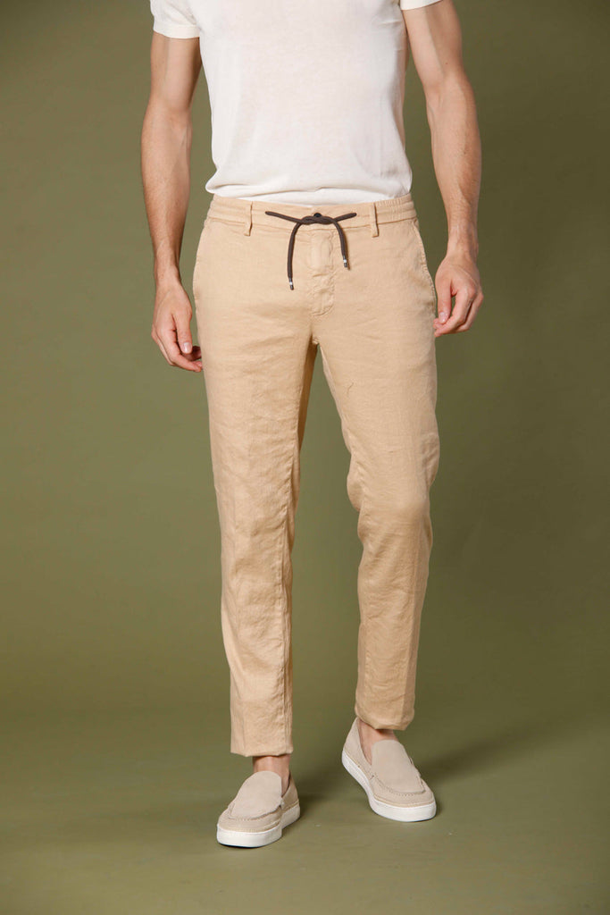 Milano Fit Linen and Cotton Chino Pants