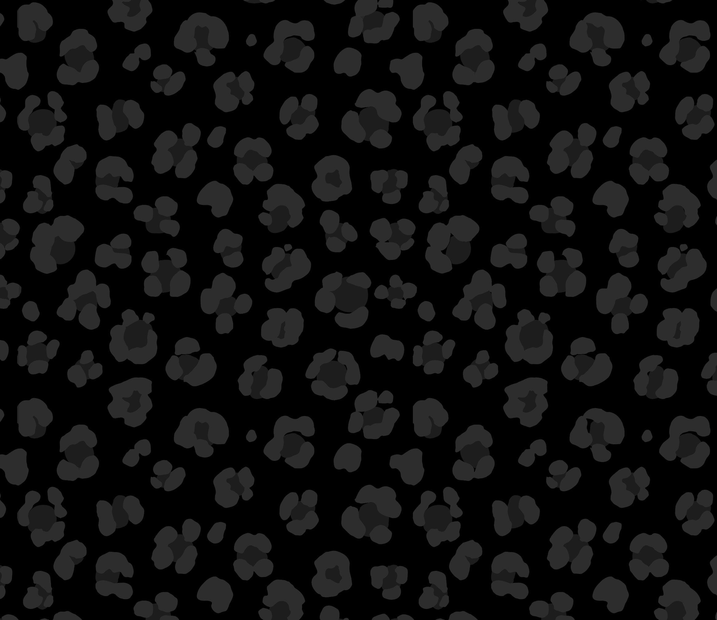 Black & White Leopard Print Peel & Stick Wallpaper – MUSE Wall Studio