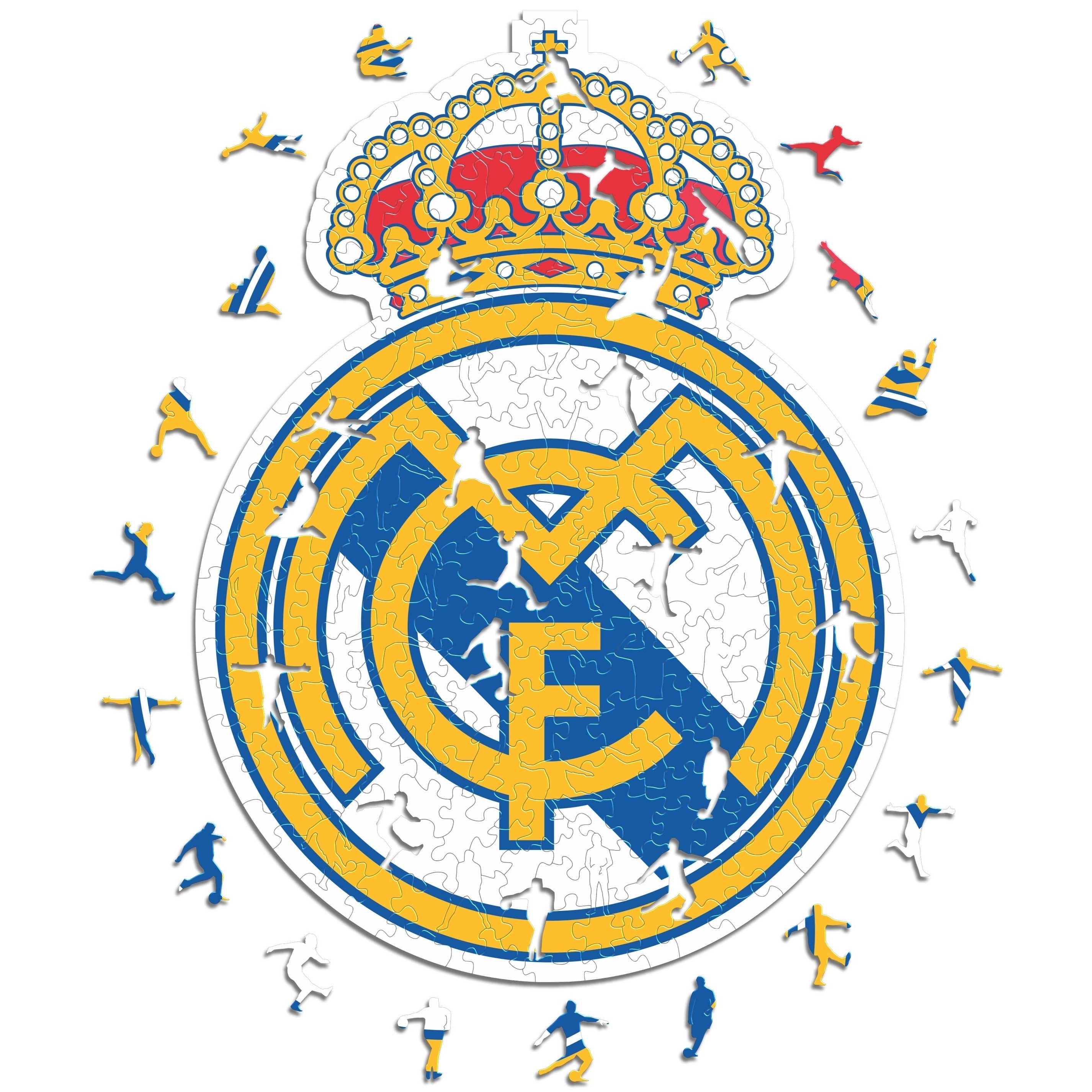 Real Madrid CF® Logo - Rompecabezas de Madera - Iconic Puzzles ES product image