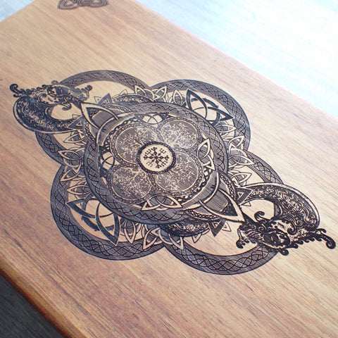 Custom Laser Etching - Celtic Design