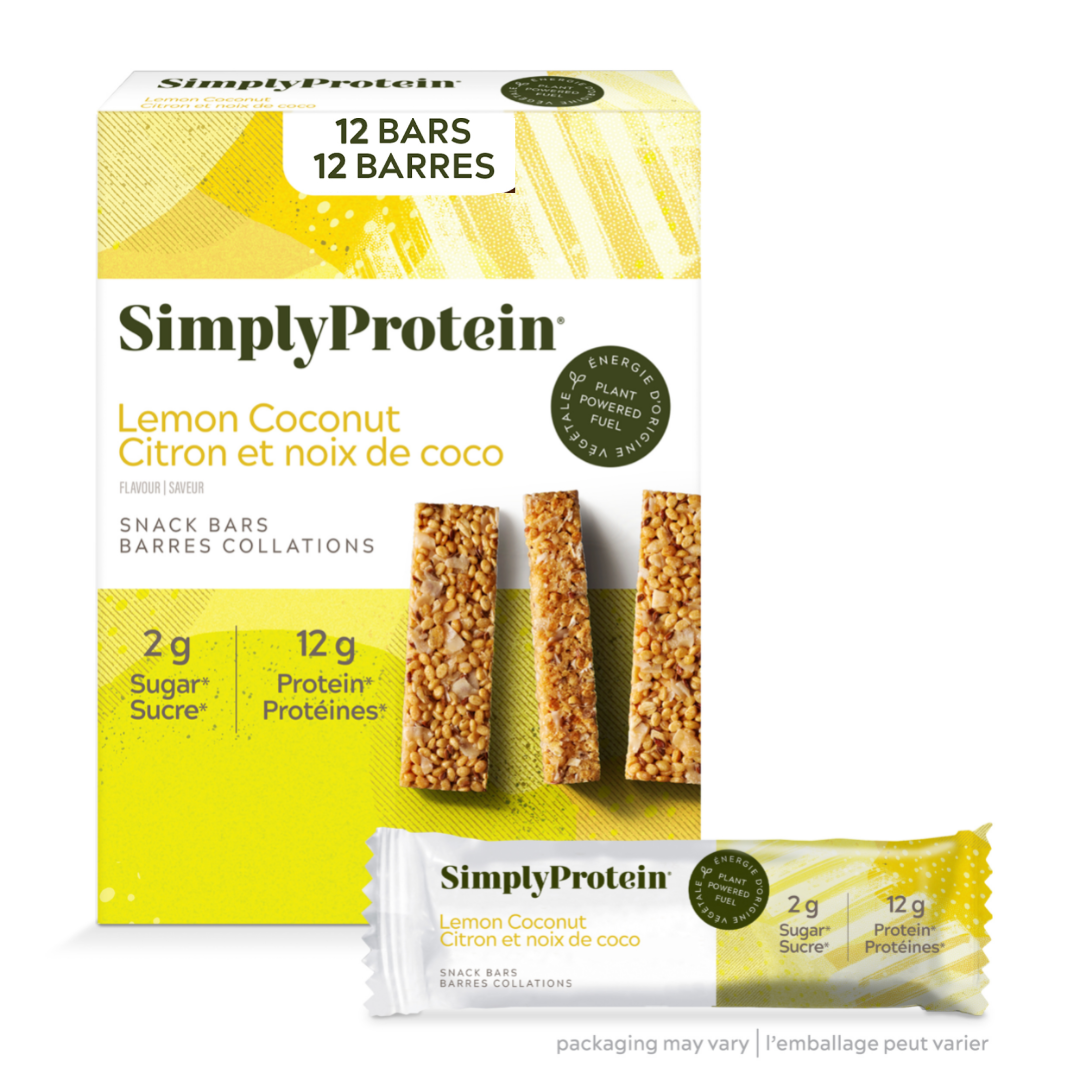 Lemon Coconut Plant-Based Protein Bar - SimplyProtein®