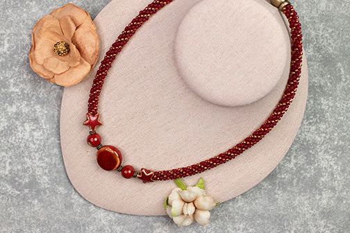 Sustainable Beaded Necklace