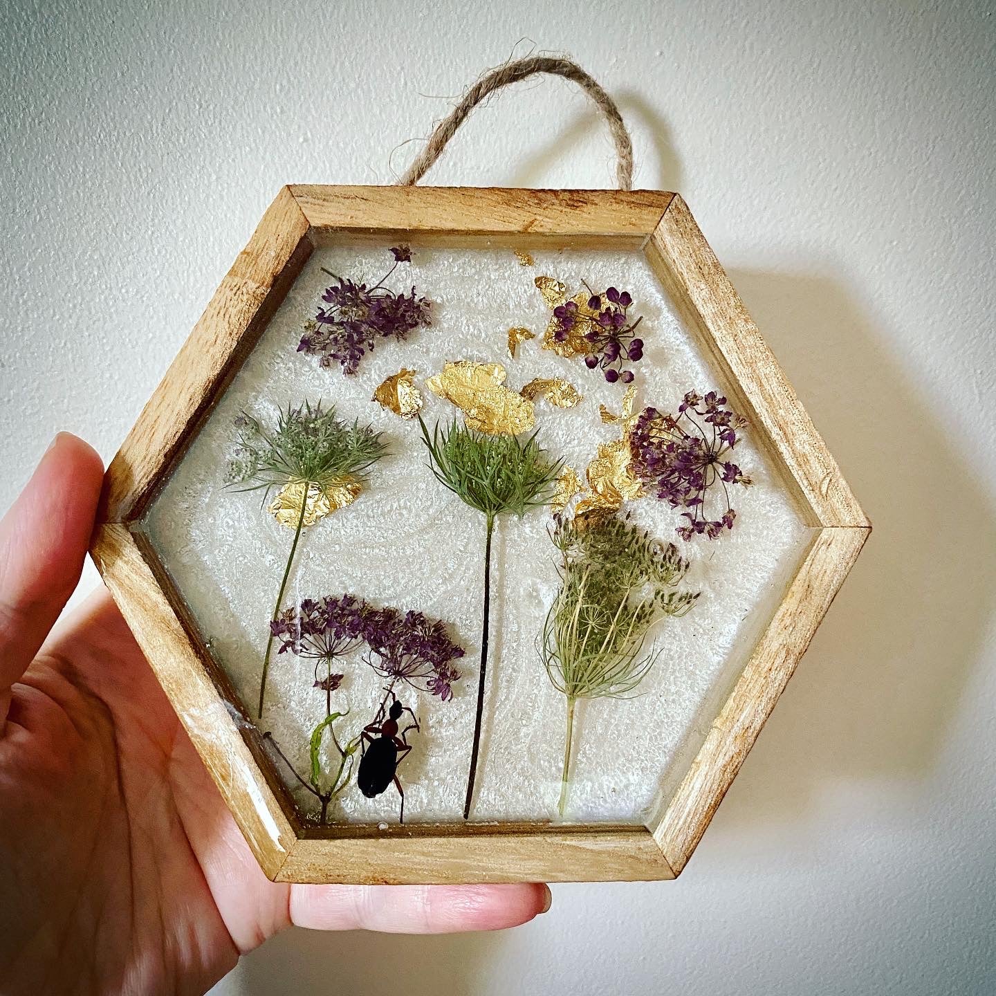 Only in the Forest Foraged Resin wall hanging