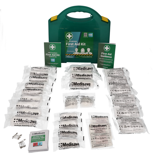 HSE First Aid Kit Green Box Traditional 20 Person