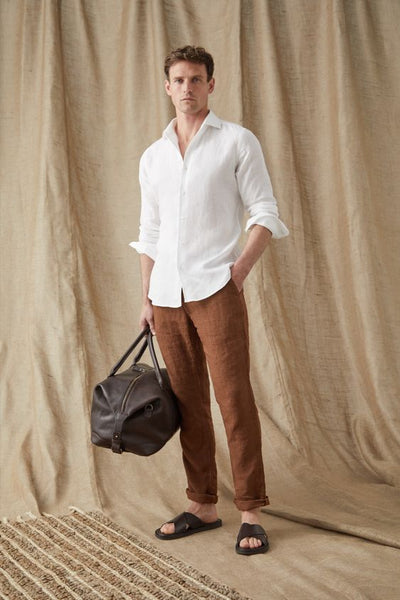 Linen Shirt and Chinos Men