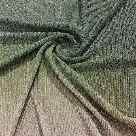 Dark Green Solid Knitted Lycra Fabric