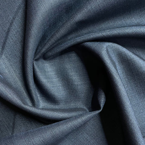 Buy Blue Solid Poly Viscose Suiting Fabric Online – TradeUNO Fabrics