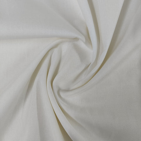 Rayon+Organic_Cotton Crepe Fabric - NATURAL BLENDS ( Rayon Cotton Crepe,  Prepared for Dye Dyeable)