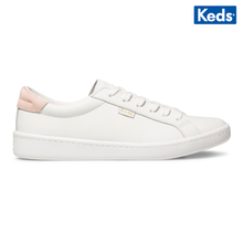 Load image into Gallery viewer, Keds Women&#39;s Ace Leather White/Blush | WH57442
