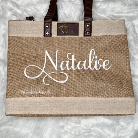 Personalized tote bag bridesmaid gift