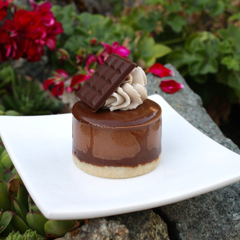 Chocolate Fudge Cheesecake - vegan gluten free