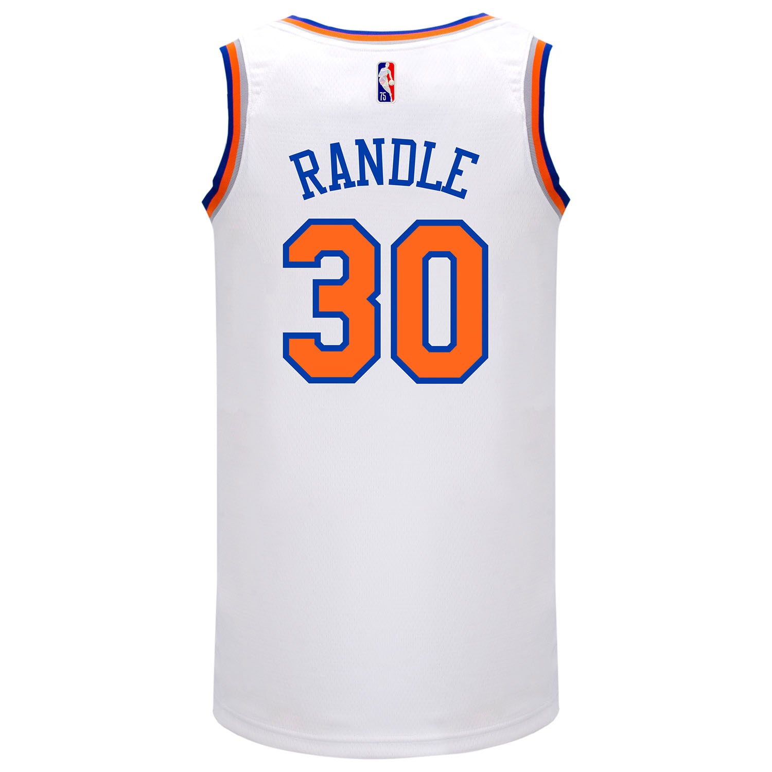 Men's Fanatics Branded Julius Randle White New York Knicks 2020/21 Fast Break Replica Player Jersey - Association Edition