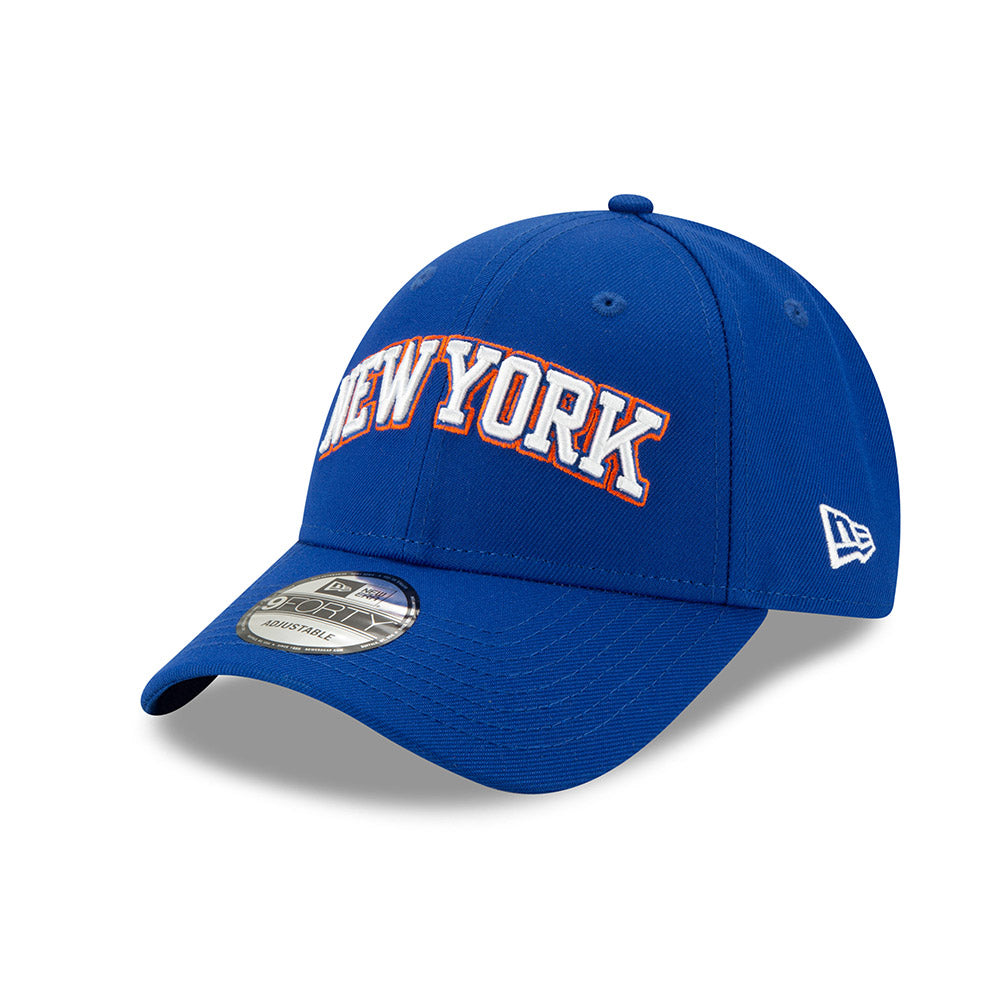 New Era Knicks Wordmark Royal 9FORTY Adjustable Hat | Shop Madison ...