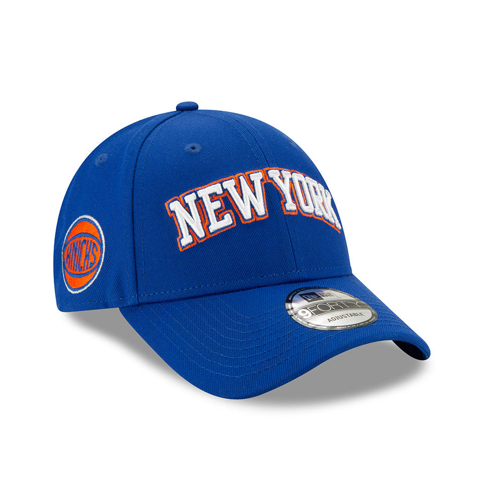 New Era Knicks Wordmark Royal 9FORTY Adjustable Hat | Shop Madison ...