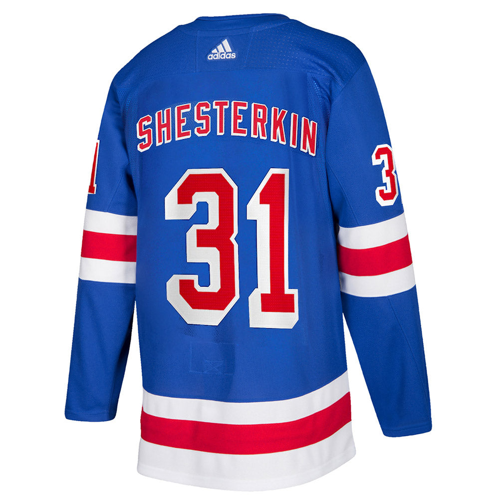 Igor Shesterkin Adidas Authentic Home Jersey Shop Madison Square Garden