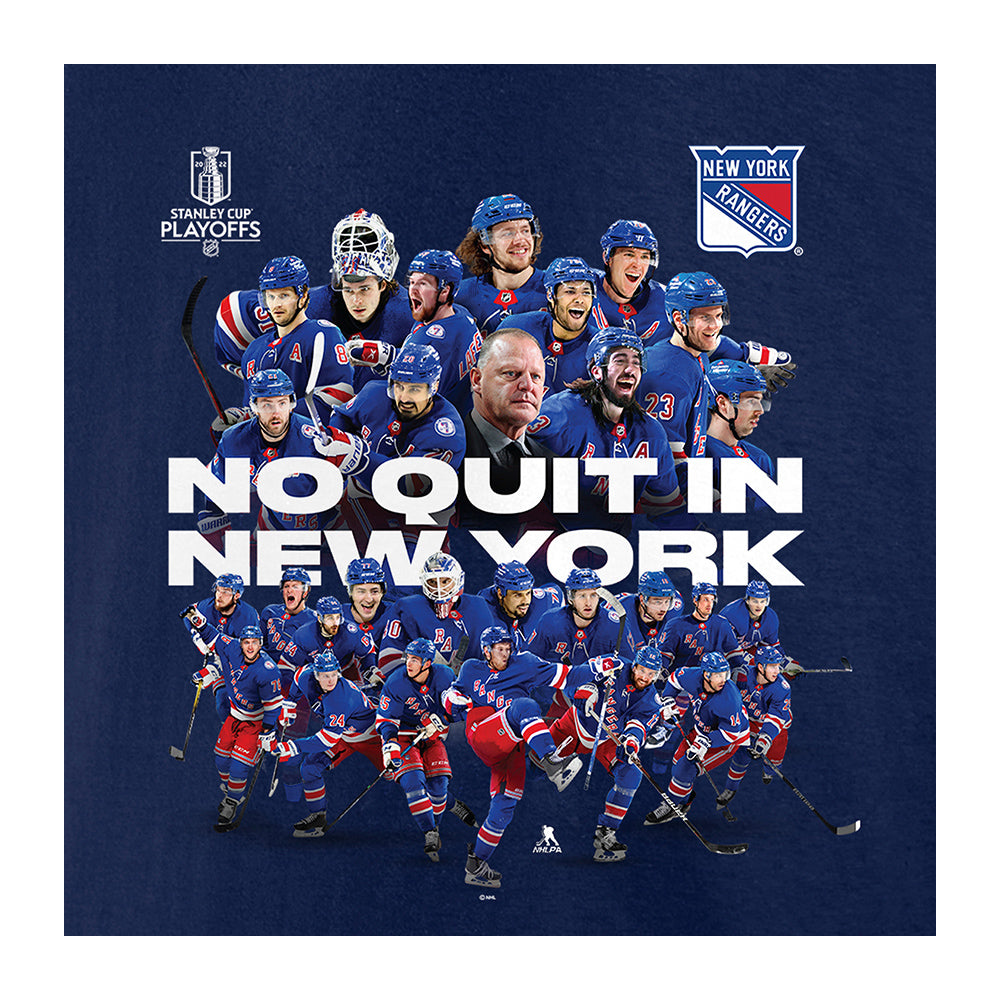 Fanatics No Quit in New York 21-22 Rangers Playoff T-Shirt