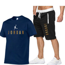 Load image into Gallery viewer, New Cotton Men&#39;s T-shirt + Sports Shorts
