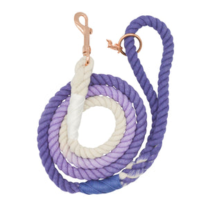 Ombre Purple Rope Lead