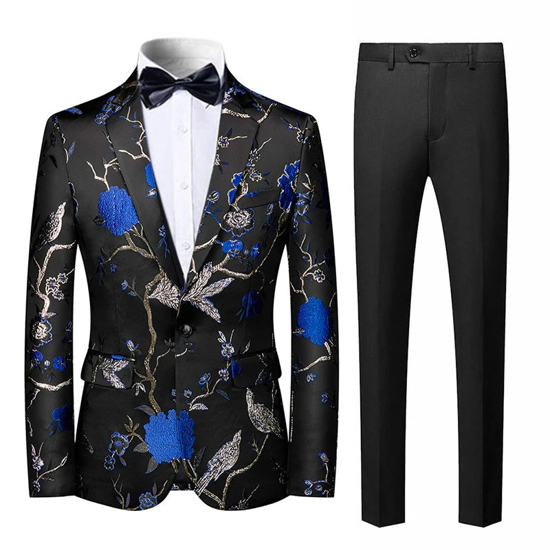 Men's Embroidery Tuxedo & Suit | Tuxedo Action