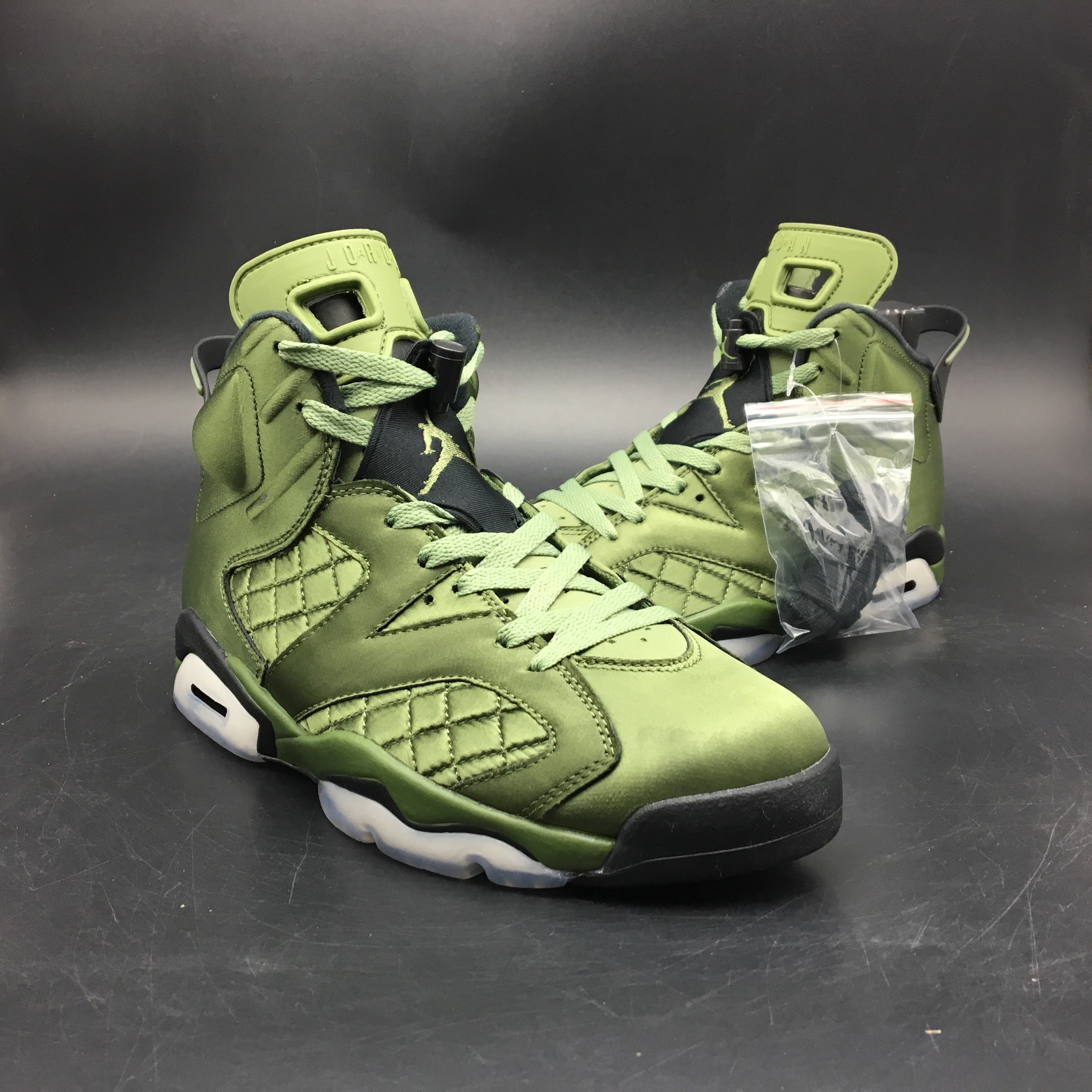 AM Air Jordan 6 Flight Jacket Nylon, Green