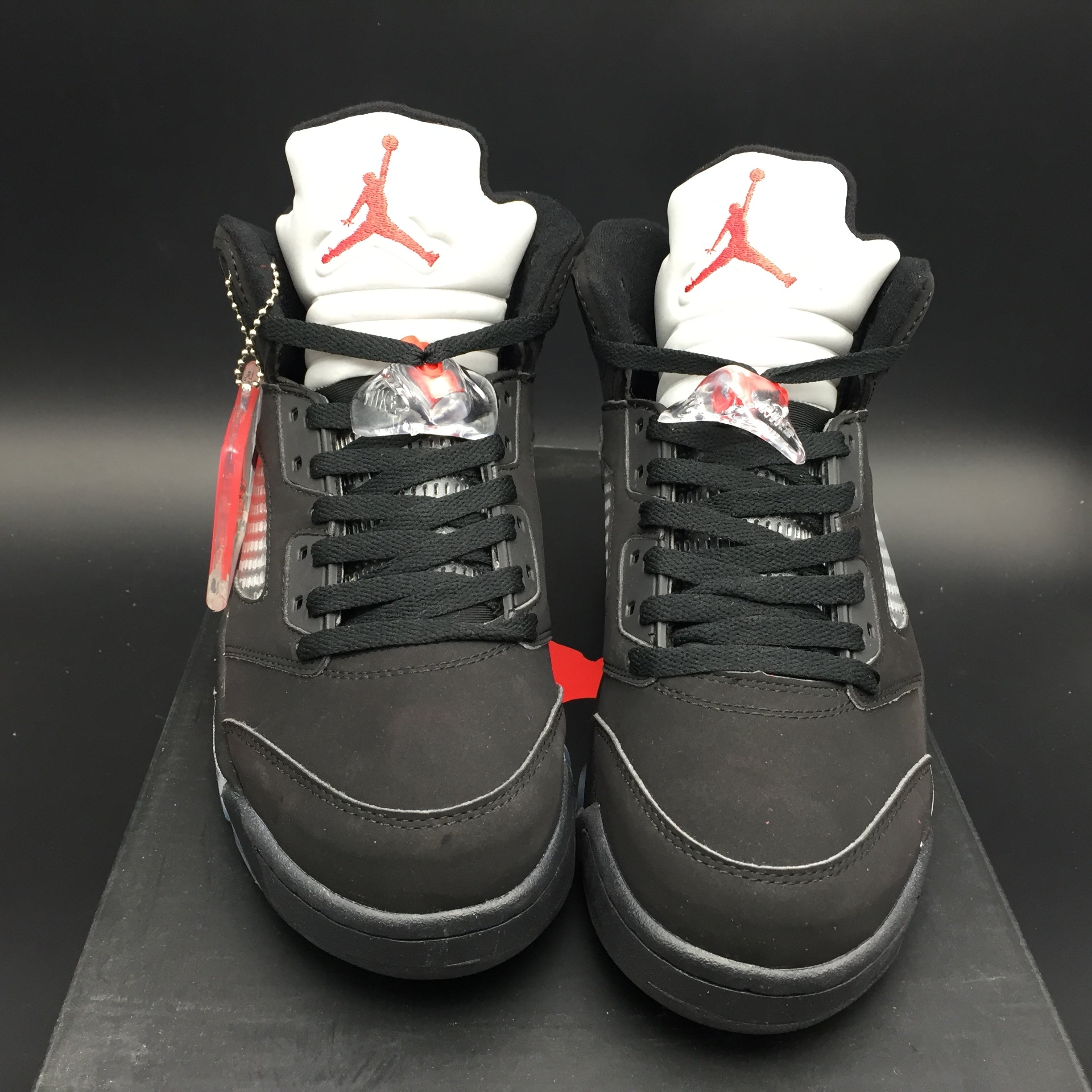 NIKE Air Jordan 5 Black Silver High Top 41-47