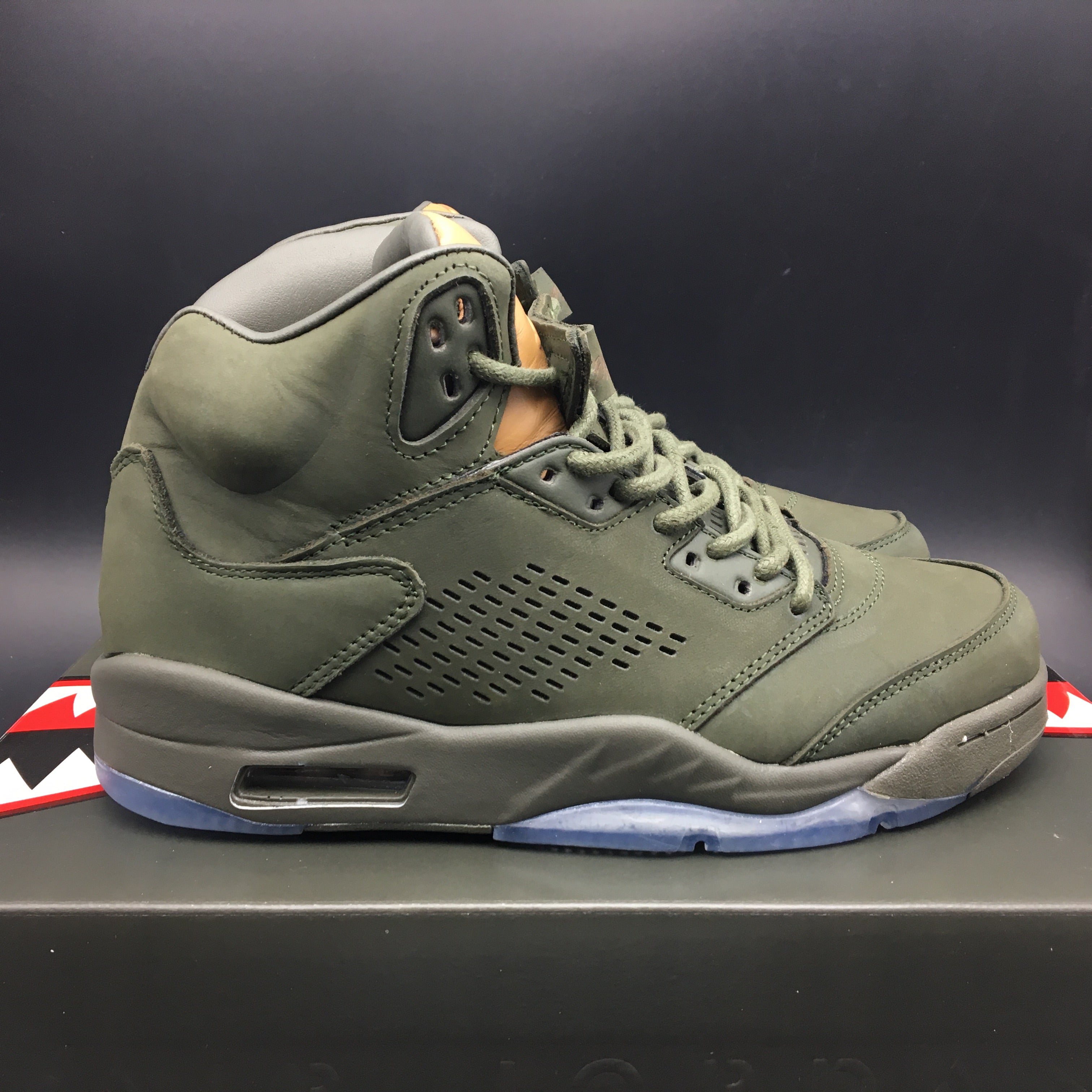 NIKE Air Jordan 5 Take Flight Pinnacle Alliance Army Green     40-47