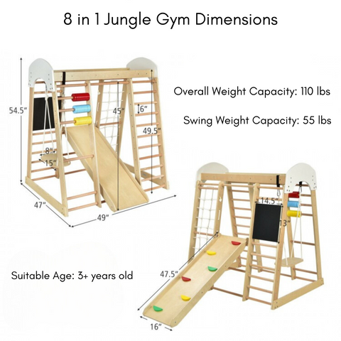 Kids Jungle Gym Dimensions